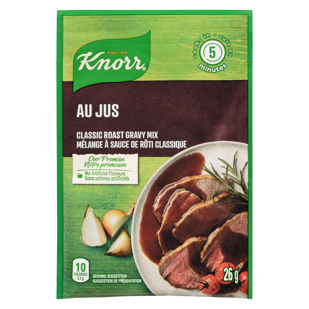 Knorr Classic Roast Gravy Mix, Au Jus 26g/.9oz {Imported from Canada}