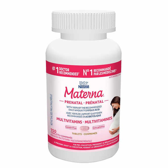 Centrum/Nestle Materna Prenatal/postpartum, 150 Tablets {Imported from Canada}