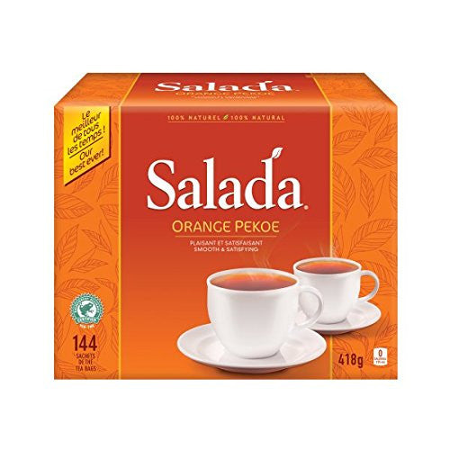 Salada Orange Pekoe Tea 144 PC, 418g box, (Imported from Canada)