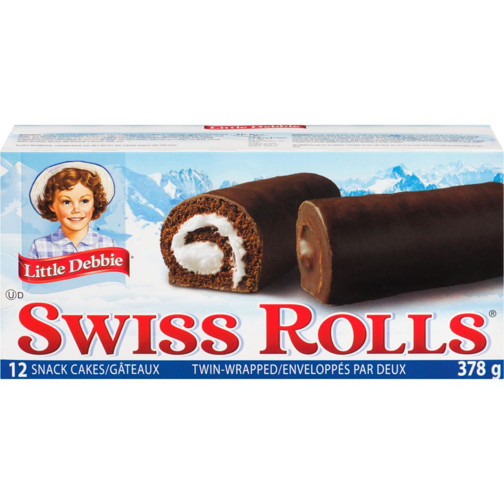 Little Debbie Swiss Cake Rolls, 12pk, 378g/13.3 oz {Imported from Canada}