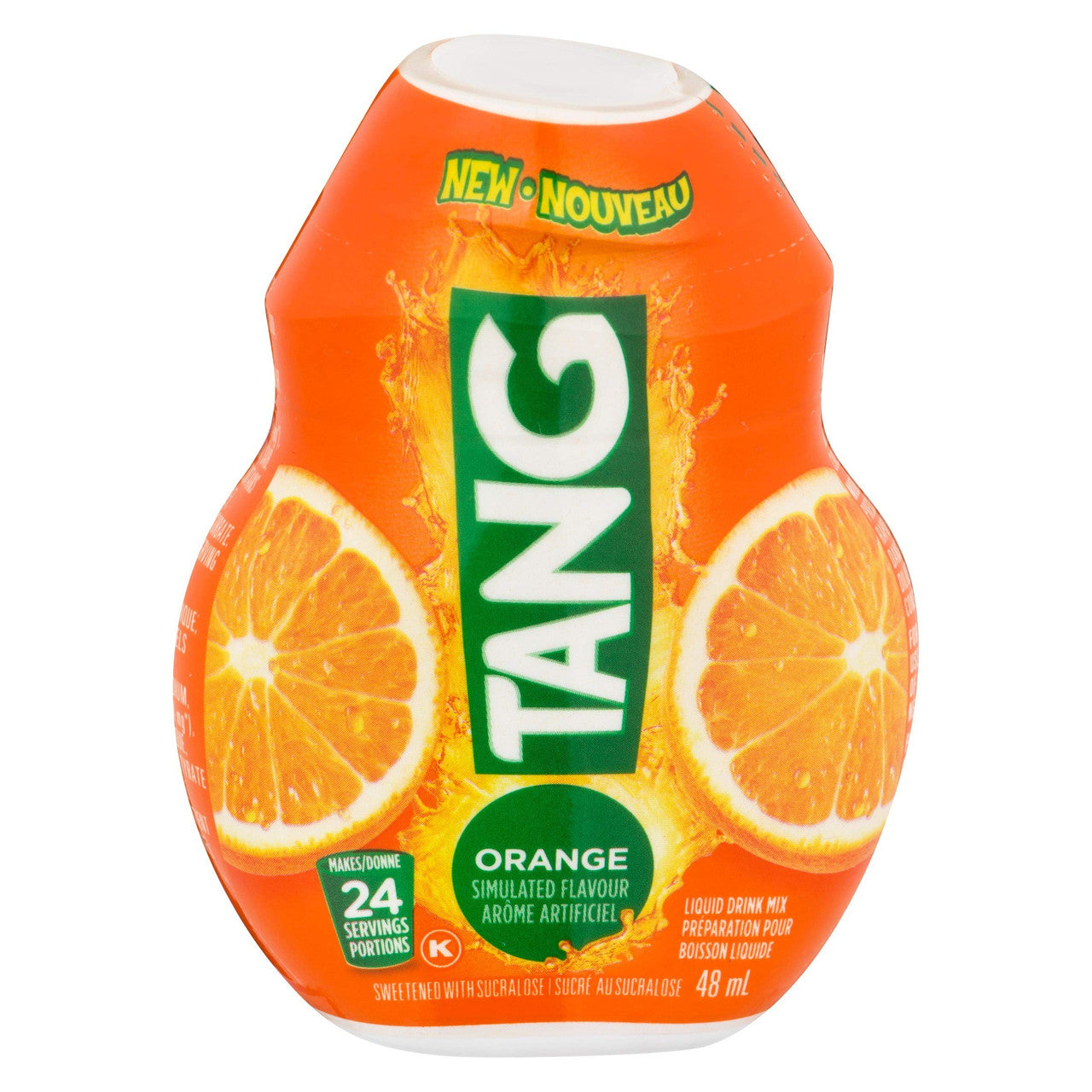 Tang Liquid Drink Mix, Orange, 48mL/1.6 oz., (Pack of 12) {Imported from Canada}