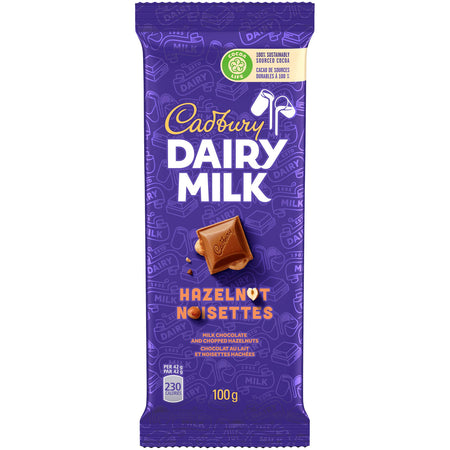 Cadbury Dairy Milk Hazelnut Chocolate, 100g