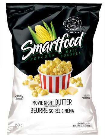 Frito Lay Smartfood Movie Night Butter Flavoured Popcorn,150g/5.3oz.(Imported from Canada)