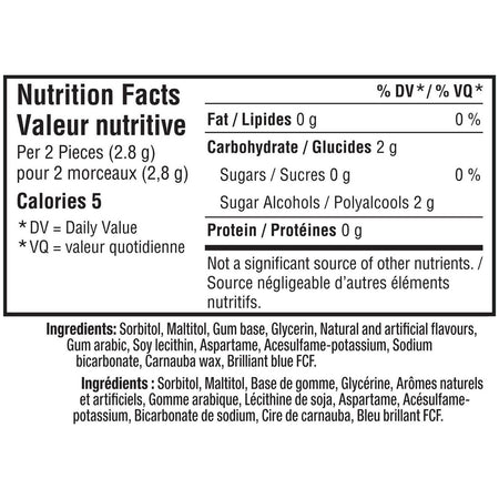 Excel White Sugar Free Gum Winterfresh, 18 pieces, 3-pack {Imported from Canada}