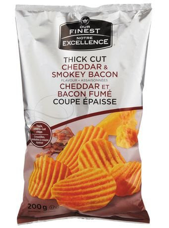 No Name Barbecue Potato Chips 200g/7.1 oz., {Imported from Canada}