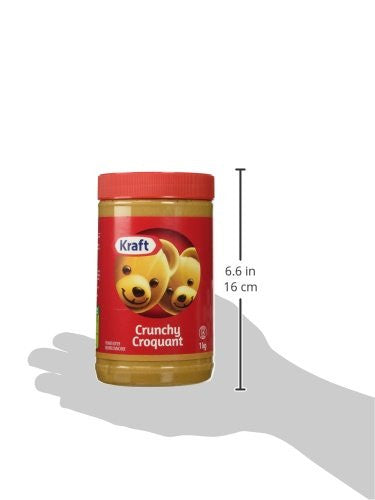 Kraft Peanut Butter (Crunchy Peanut Butter, 1 KG) {Imported from Canada}
