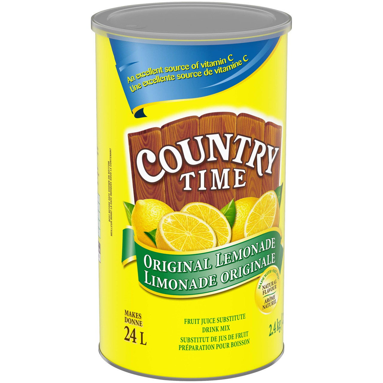 Country Time Lemonade Drink Mix, 2.4kg/5.3 lbs, {Imported from Canada}