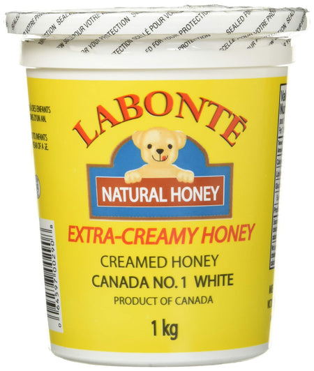 Labonte Pure & Natural Extra Creamy Honey, (1kg/2.2lbs.) {Imported from Canada}