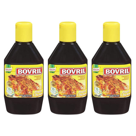 Knorr Bovril Chicken Concentrated Liquid Stock, 250mL/8.45oz, (3 Pack) (Imported from Canada)