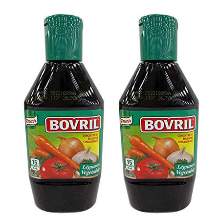 Knorr Bovril Vegetable Concentrated Liquid Stock, 250mL/8.45 fl.oz, (2pk) (Imported from Canada)