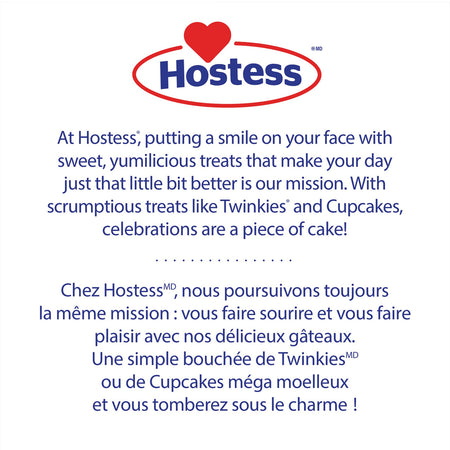 Hostess Vanilla Cupcakes with Frosting and Creamy Filling, Snack Cakes, Contains 6 Cupcakes (Twin Wrapped), 206g/7.3 oz, Box, {Imported from Canada}