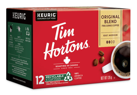 Tim Horton's K-Cup Original 12 Count. {Imported from Canada}