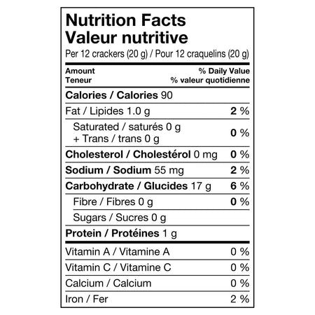 Good Thins Rice Thins Simply Salt Saltines, 100g/3.5oz, (Imported from Canada)