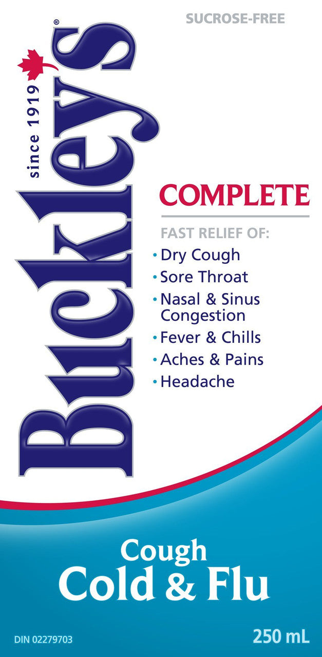 BUCKLEY'S Original 'COMPLETE' Syrup for COUGH Large 250 ml Size