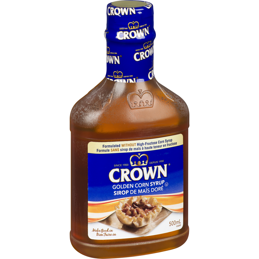 Crown Golden Corn Syrup, 500ml/16.9 fl oz., {Imported from Canada}