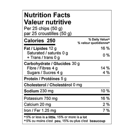 Hardbite Rock Salt and Vinegar All Natural Potato Chips, 150g/5.3oz., {Imported from Canada}