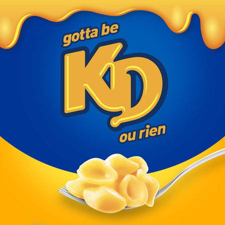 Kraft Dinner, Three Cheese, Macaroni & Cheese, 200g/7.1oz.,(Pack of 24) {Imported from Canada}