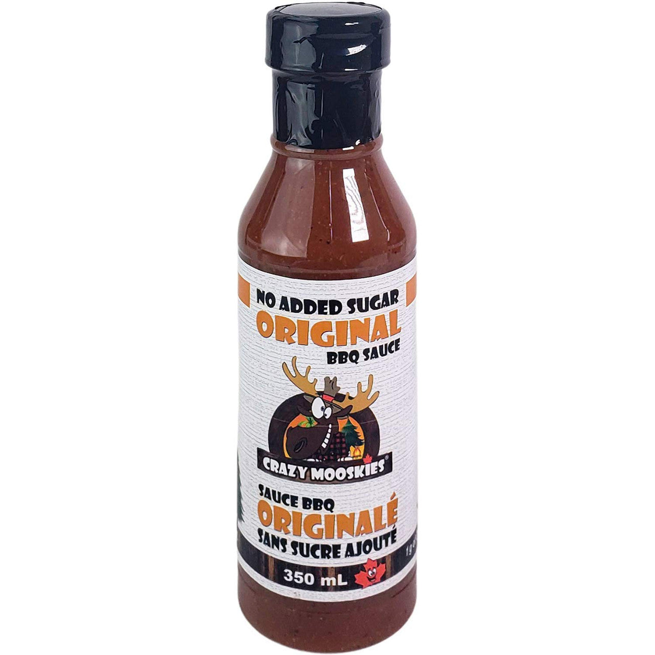 Crazy Mooskies  Original BBQ Sauce, 375ml 12.7oz {Imported from Canada}