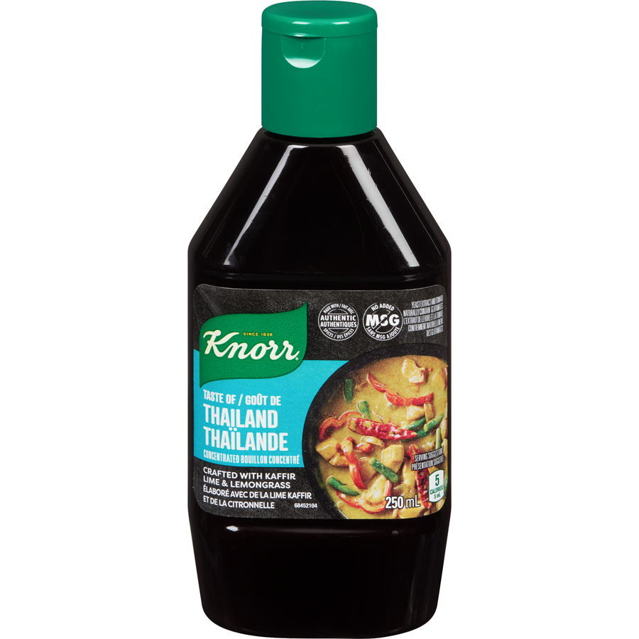 Knorr Taste of Thailand Concentrated Bouillon, 250ml/8.75 fl. oz., Bottle {Imported from Canada}