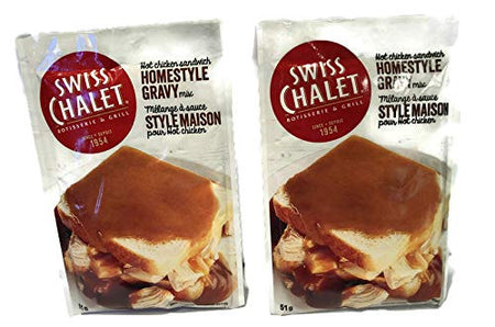 Swiss Chalet Homestyle Gravy (2 Pack) 51g/1.8oz. per PKG {Imported from Canada}