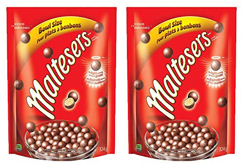 Maltesers Bowl Size Stand up Pouch 324g (2 Pack) {Imported from Canada}