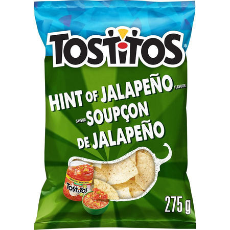 Tostitos Hint of Jalapeno Tortilla Chips 275g/9.7oz, 2-Pack {Imported from Canada}