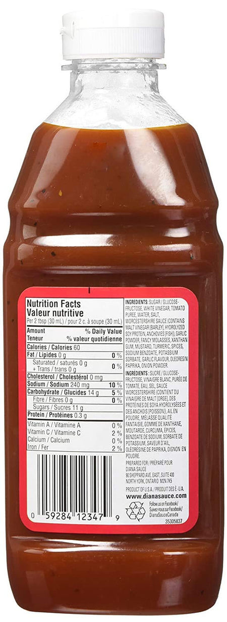 Diana Garlic Rib & Chicken Sauce (500ml/16.9 oz.,) 3pk {Imported from Canada}