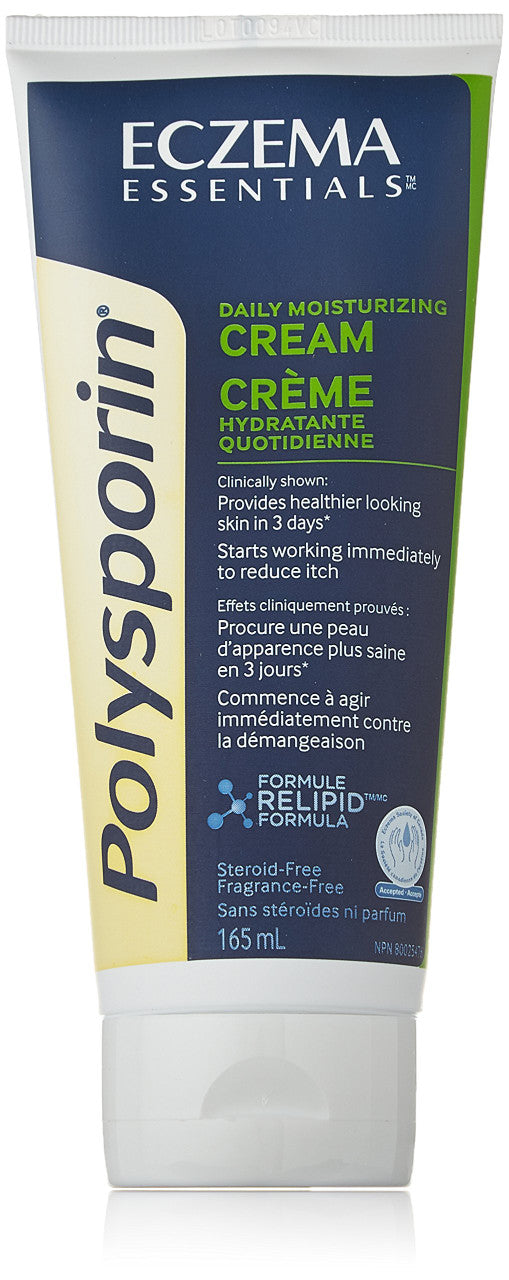 Polysporin Daily Moisturizing Cream, 165ml/5.6 fl. oz., {Imported from Canada}