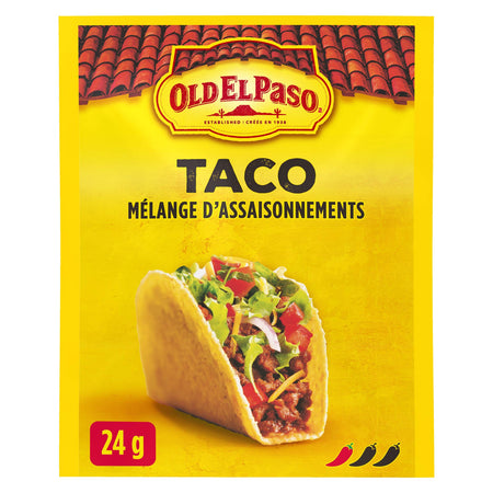 Old El Paso Taco Seasoning Mix, 24g/1oz., {Imported from Canada}