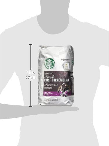 Starbucks French Roast Whole Bean 100% Arabica Coffee 1.13kg (2.5lbs) {Canadian}