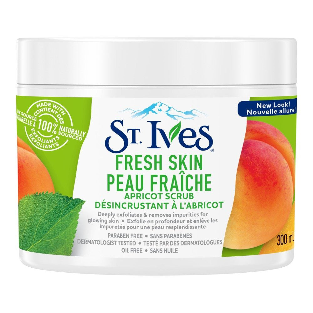 St. Ives Fresh Skin  Facial Scrub 300ml/10.14 Fl.oz {Imported from Canada}