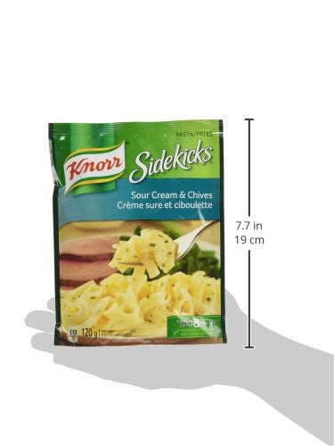 Knorr Sidekicks Sour Cream & Chives Pasta 120g {Imported from Canada}