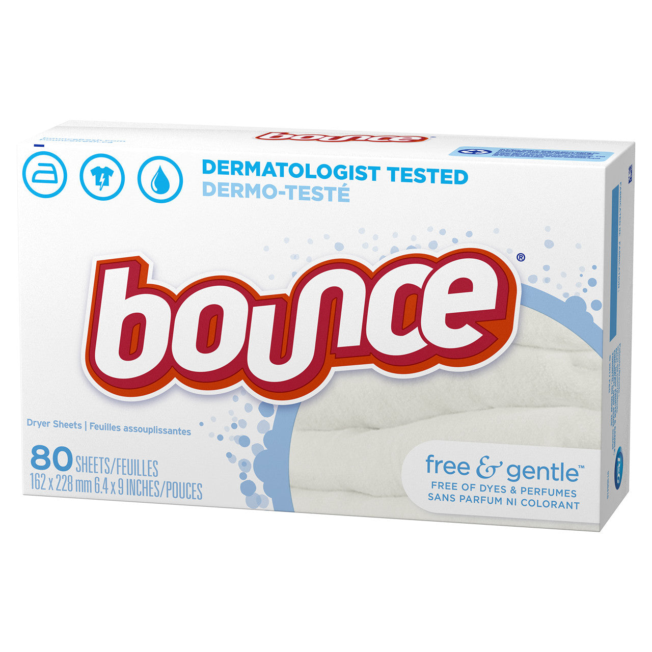Bounce Free & Gentle, Fabric Softener Sheets, 80 Count {Imported from Canada}