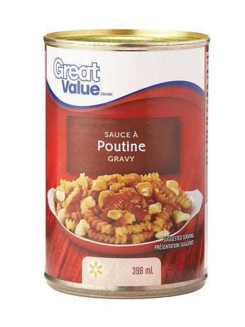 Great Value Poutine Sauce 398ml/13.5 oz., {Imported from Canada}