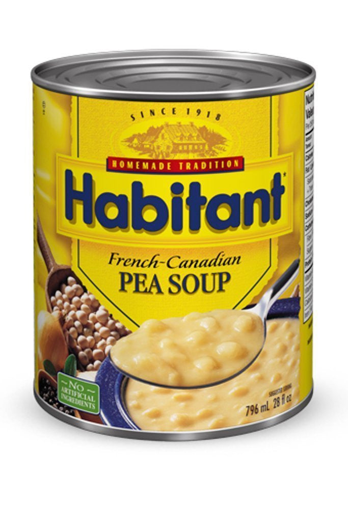Habitant Yellow Pea Soup, 791ml/26.92-Ounce (12pk) {Imported from Canada}
