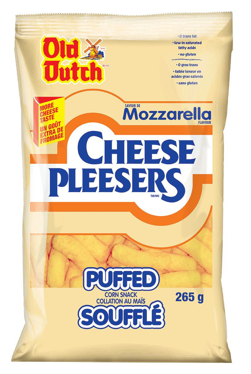 Old Dutch Mozzarella Cheese Pleesers, 265g/9.3 oz., {Imported from Canada}