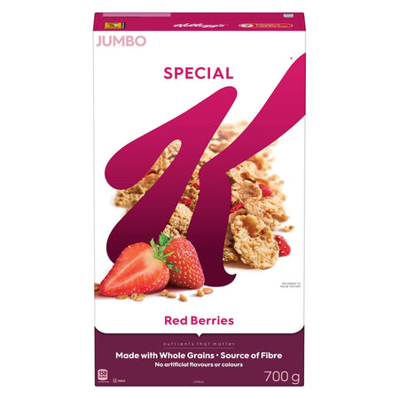 Kellogg's, Special K, Red Berries Cereal, Jumbo, 700g/24.7oz., {Imported from Canada}