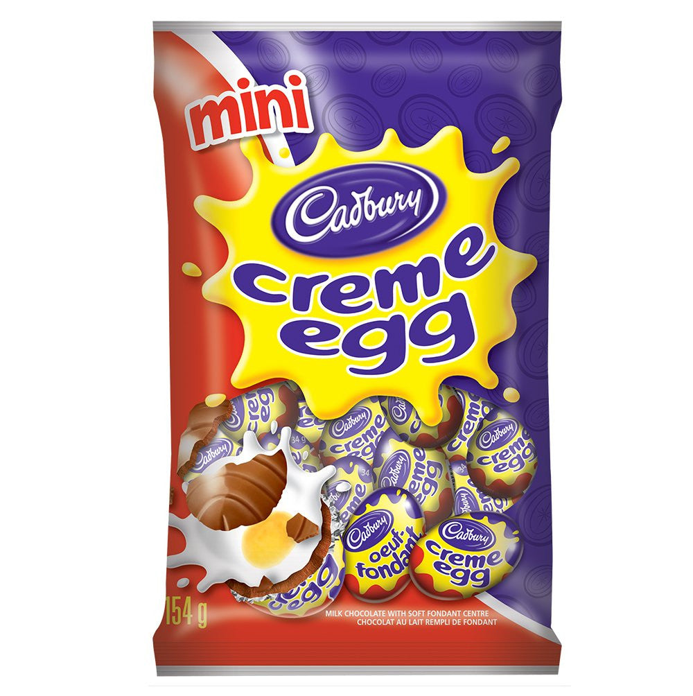 Cadbury Mini Creme Easter Egg Candies 154g/5.4oz, (Imported from Canada)