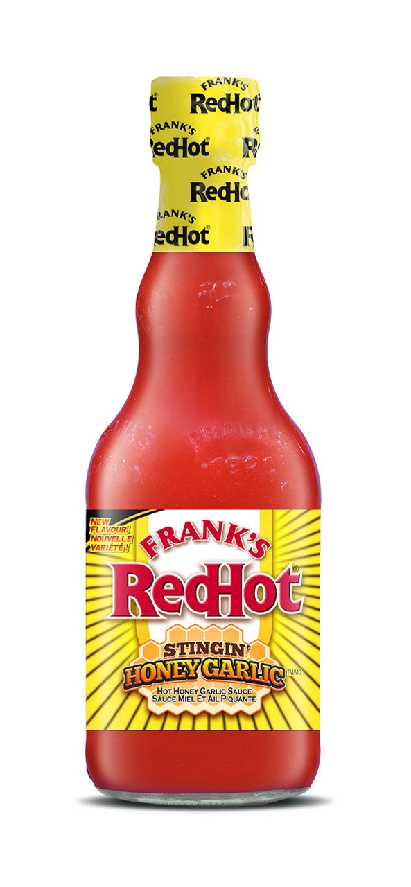 Frank's RedHot, Hot Sauce, Stingin' Honey Garlic, 354ml (Imported from Canada)