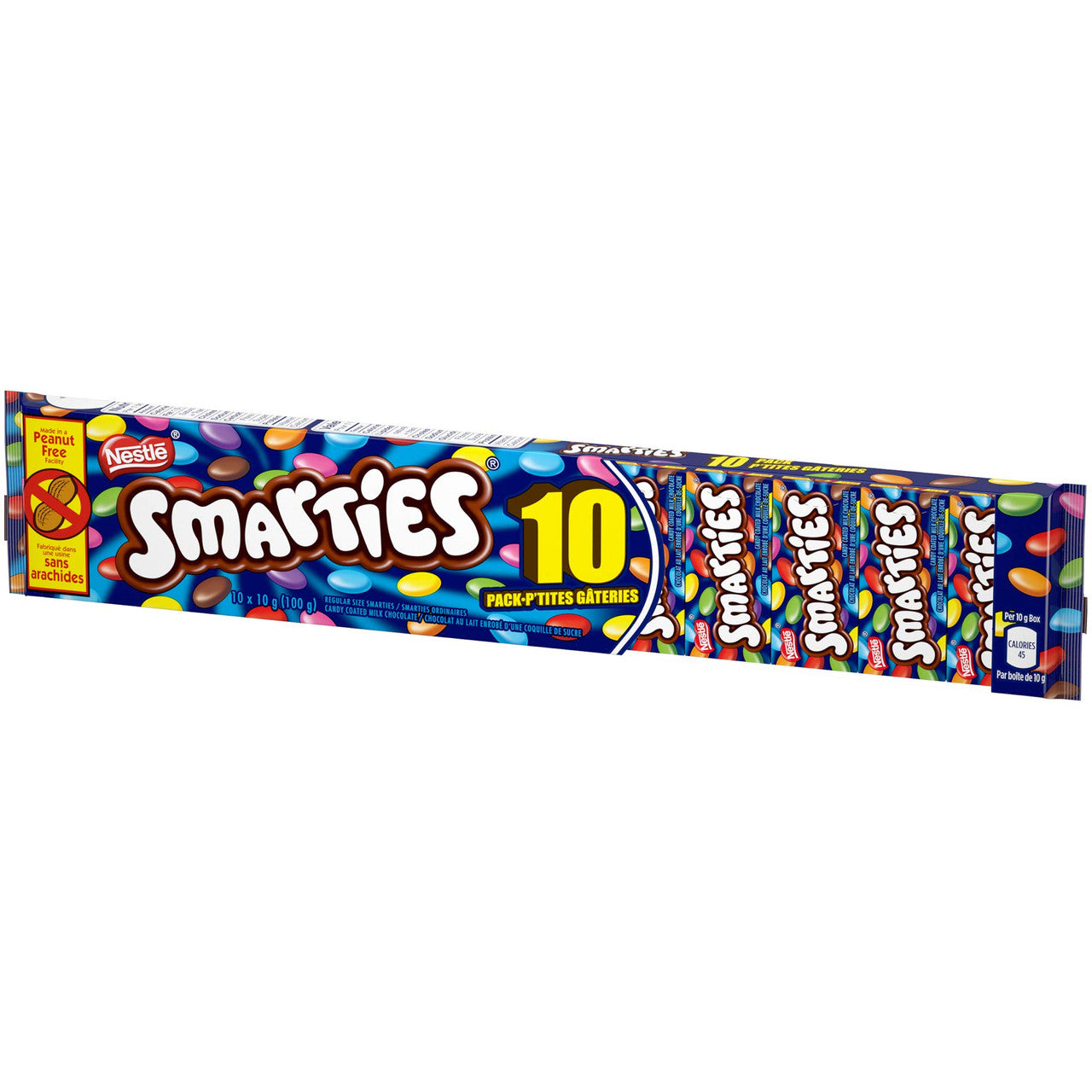 Nestle SMARTIES Snack Size (Pack of 10), 10g each, {Imported from Canada}