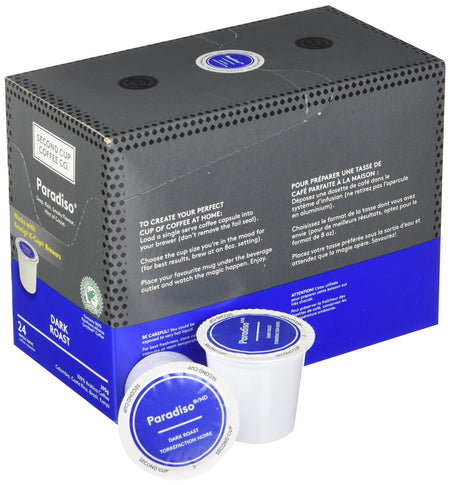 Second Cup Paradiso Dark Roast Coffee, 24-Count {Imported from Canada}