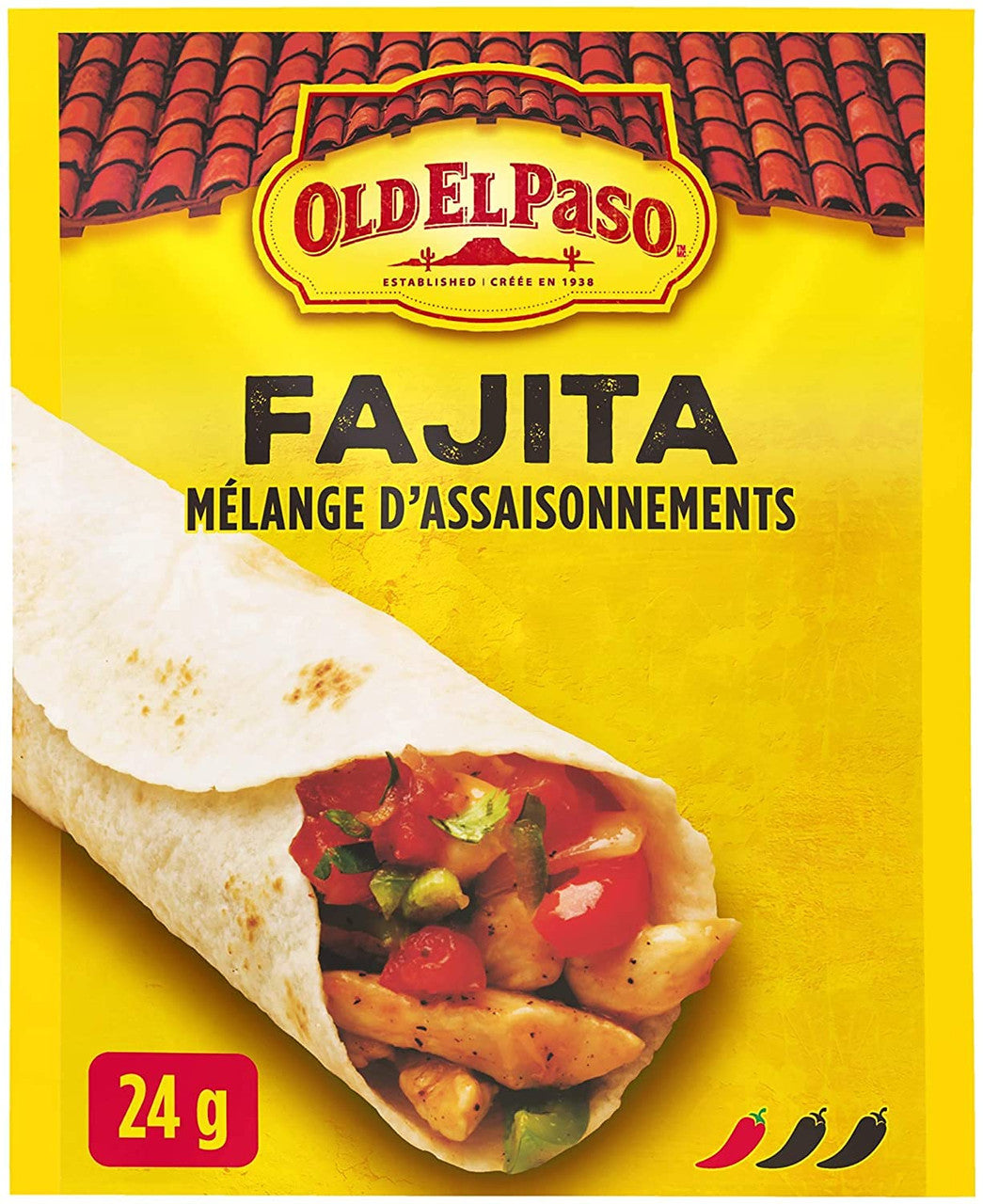 Old El Paso Fajita Seasoning Mix, 24g/0.8oz., 6-Pack {Imported from Canada}