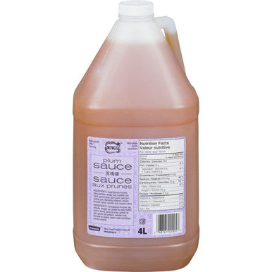 Wing's Plum Sauce 4 L/1.1 Gallon Jug, {Imported from Canada}