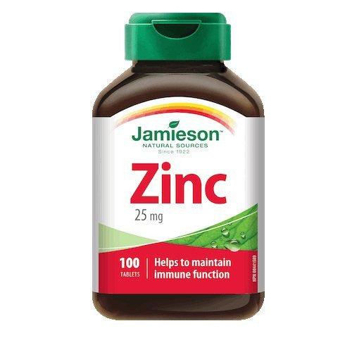Jamieson Laboratories Zinc 25 Mg {Imported from Canada}