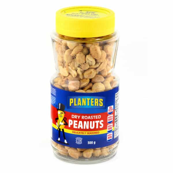 Planters Dry Roasted Peanuts, 300g/10.6oz., 12 Pack, {Imported from Canada}