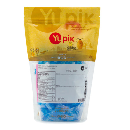 Yupik Eucalyptus Candies (No Sugar Added),1Kg/2.2 lbs.,{Imported from Canada}