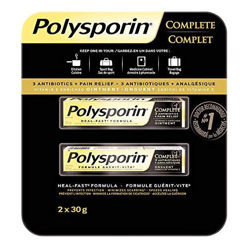 Polysporin Complete Heal-Fast Formula Twin Pack  {Imported from Canada}