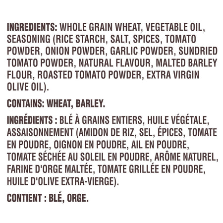 Triscuit Fire Roasted Tomato & Olive OIl Crackers ingredients