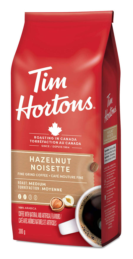 Tim Hortons Hazelnut Coffee - 300g/10.6 oz {Imported from Canada}