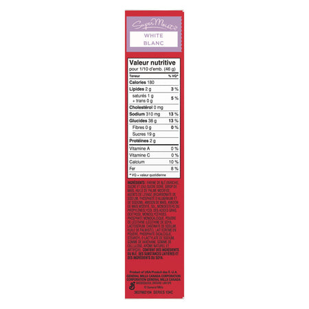 Betty Crocker, SuperMoist White Cake Mix, 461g/16.3oz., {Imported from Canada}